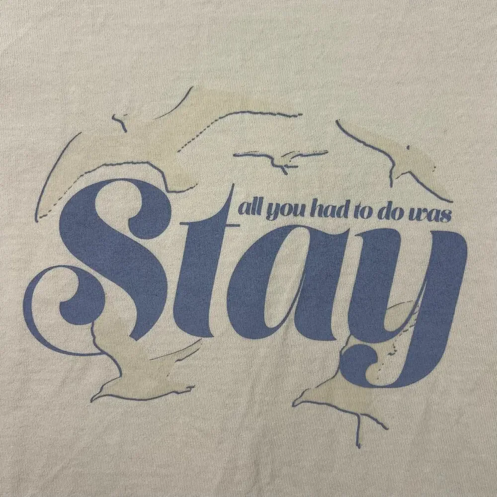 Taylor Swift 1989 Taylor's Version Stay Tee M Official Merch Yellow Graphic Top - Picture 6 of 16